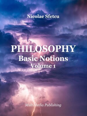 cover image of Philosophy: Basic Notions, Volume 1